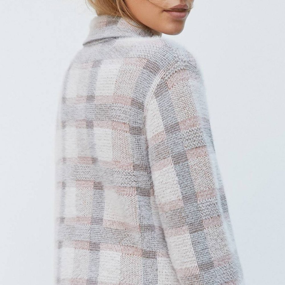 HTF Anthro Pilcro Eliza Eyelash Sweater Jacket - Picture 8 of 9